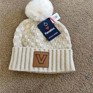 Fanatics Natural Heather Knit Beanie with Pom